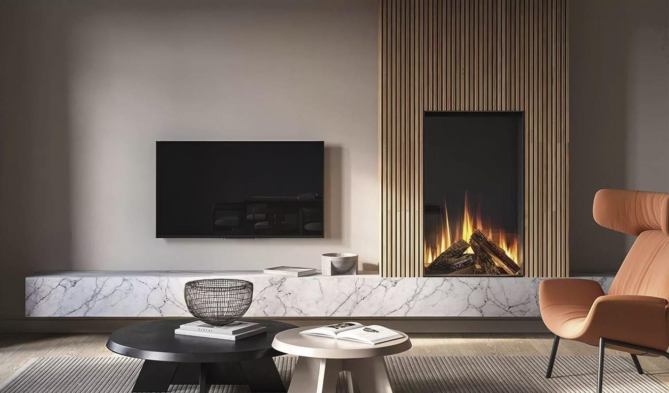 chimeneas electricas en Valdebebas