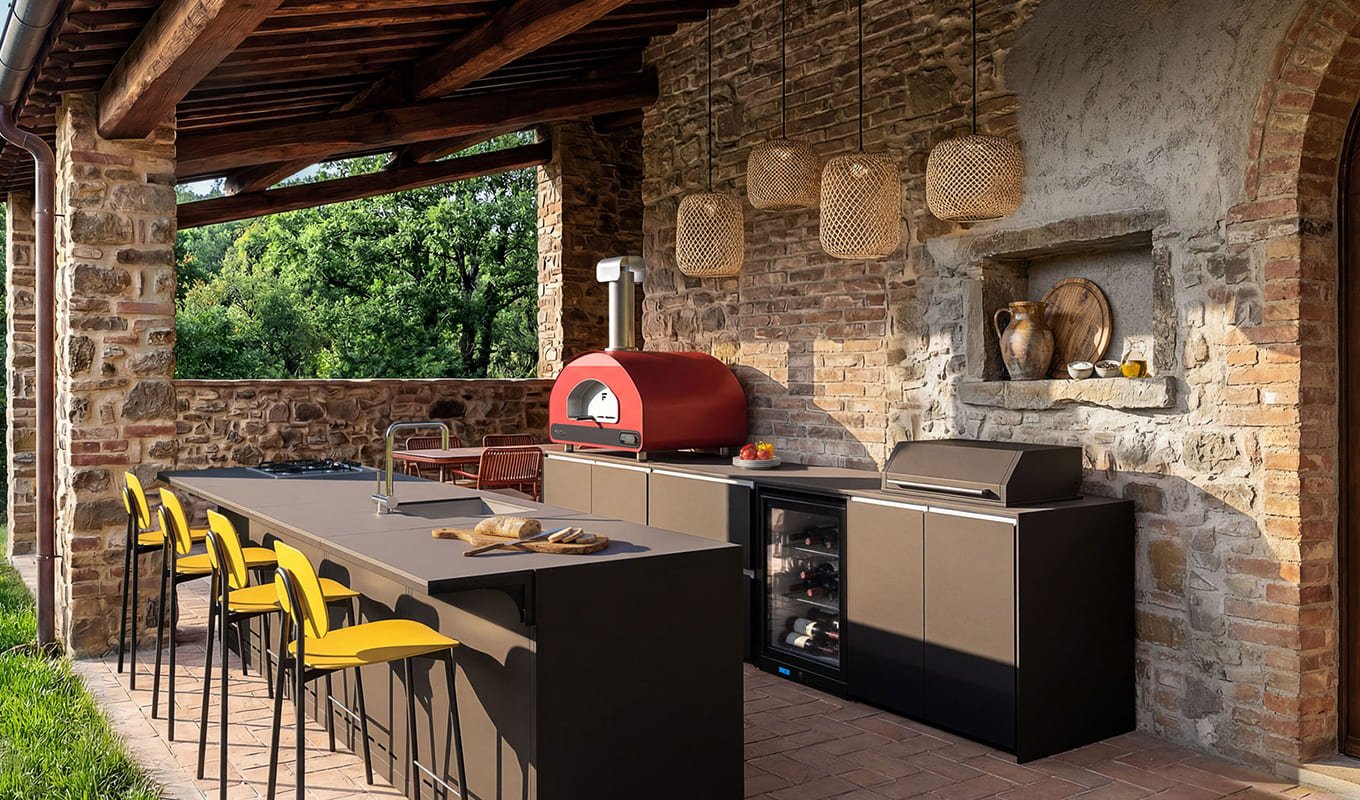 Muebles de exterior. cucina_specchio_ambientata Muebles de exterior. cucina_specchio_ambientata