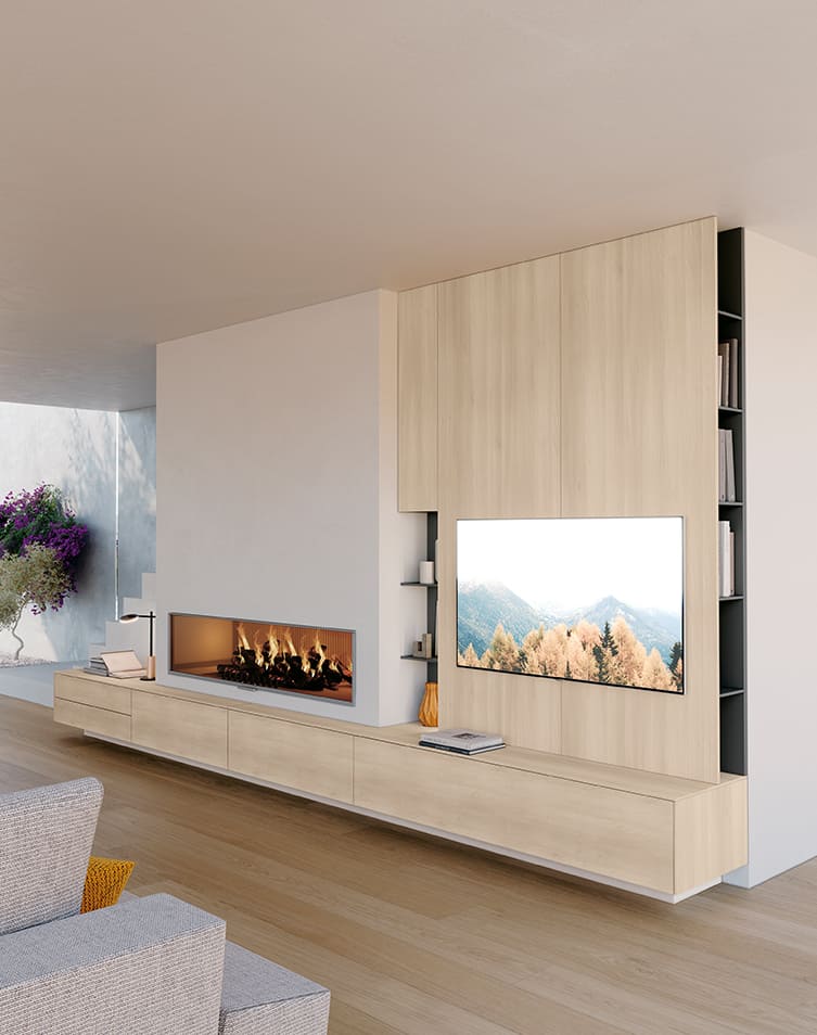 salon-chimenea Iluminación de salón de 800x800.